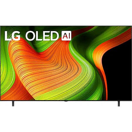 Modern television product shot on a white background